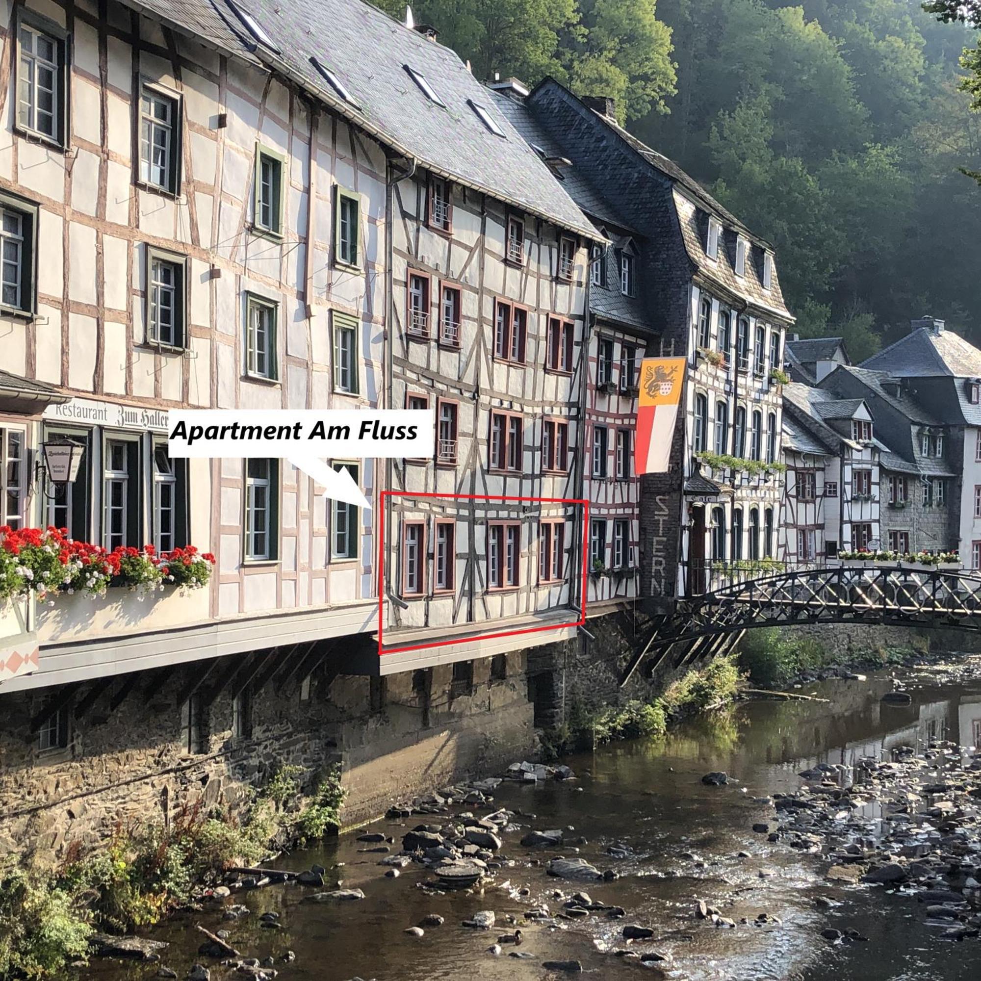 Apartment Am Fluss Im Haus An Der Rur Monschau Eksteriør billede
